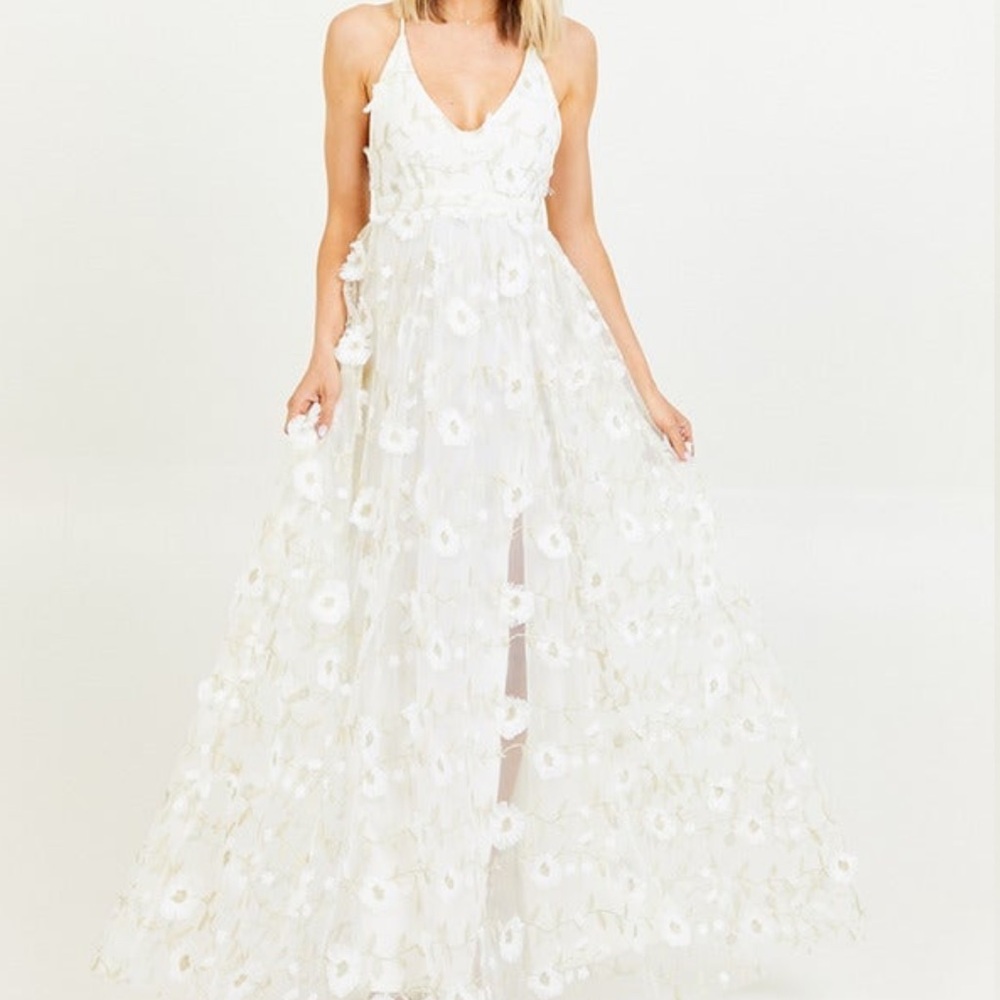 Altar'd State Wedding Floral Dress Arabella Maxi